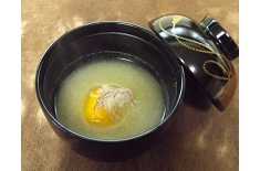 ④南瓜団子　味噌汁.JPG